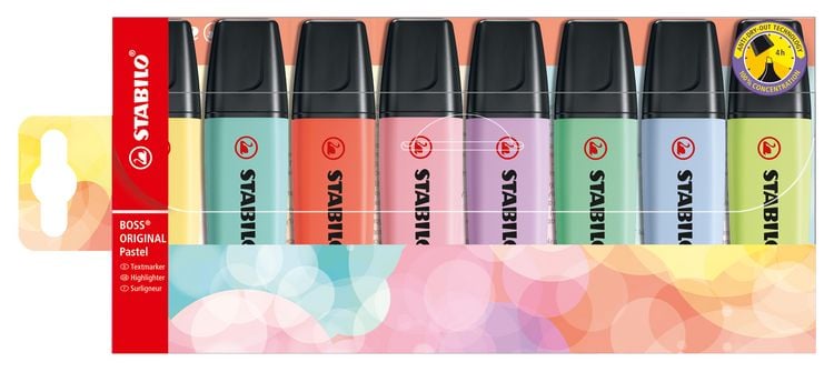 Produktbild: STABILO Textmarker BOSS ORIGINAL Pastel