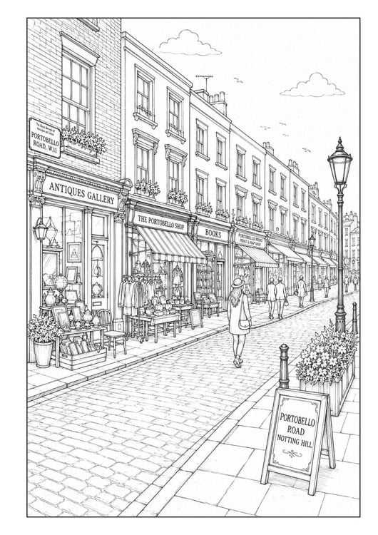 Produktbild: Very British &ndash; Gro&szlig;britannien Malbuch f&uuml;r Erwachsene mit 70 sch&ouml;nen Ausmalmotiven