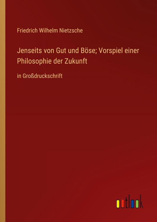 Produktbild: Jenseits von Gut und B&ouml;se; Vorspiel einer Philosophie der Zukunft