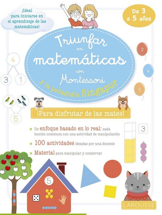 Produktbild: Triunfar en matem&aacute;ticas con Montessori y la pedagog&iacute;a Singapur : de 3 a 5 a&ntilde;os