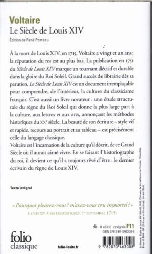 Produktbild: Le si&egrave;cle de Louis XIV