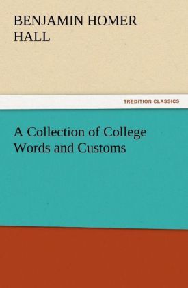 Produktbild: A Collection of College Words and Customs