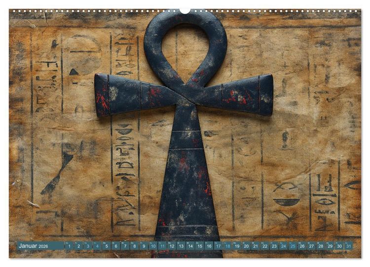 Produktbild: Papyrus-Propheten - KI-Enth&uuml;llungen aus der Vergangenheit (hochwertiger Premium Wandkalender 2026 DIN A2 quer), Kunstdruck in Hochglanz