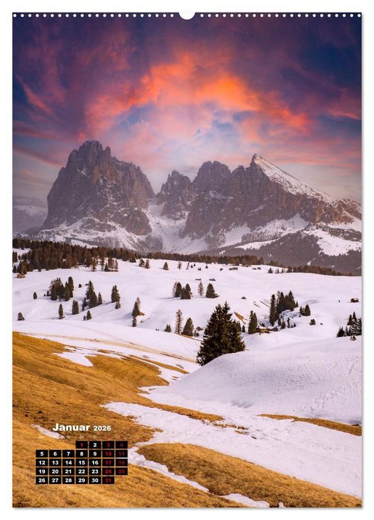 Produktbild: S&uuml;dtirol, das Wanderparadies (Wandkalender 2026 DIN A2 hoch), CALVENDO Monatskalender