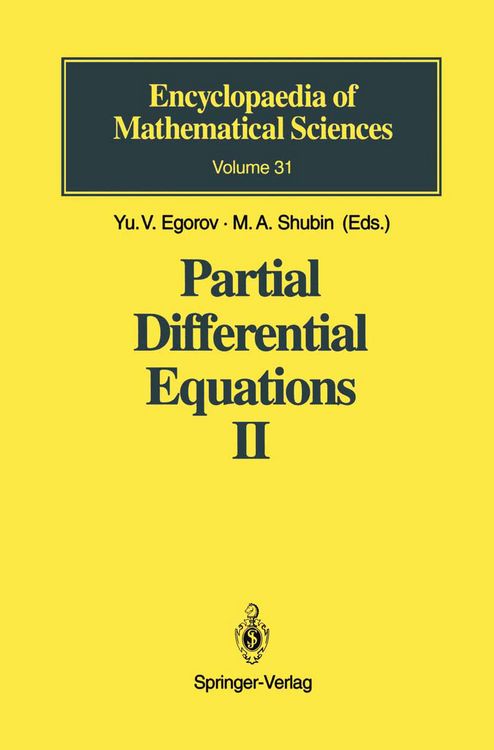 Produktbild: Partial Differential Equations II
