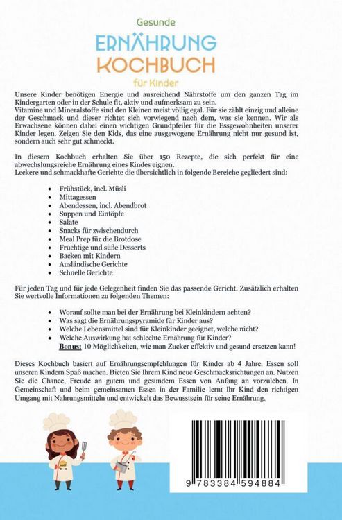 Produktbild: Kochbuch f&uuml;r Kinder! Gesunde Rezepte, die Spa&szlig; machen und schmecken