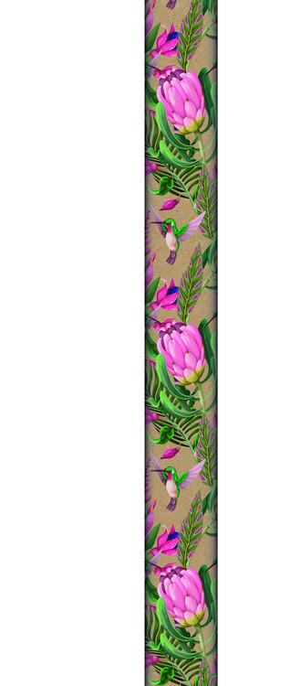 Produktbild: Geschenkpapier "Exotische Blumen