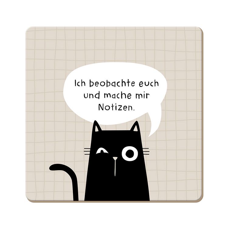 Produktbild: Korkuntersetzer Ich beobachte euch