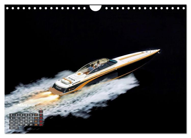 Produktbild: Speedboote (Wandkalender 2026 DIN A4 quer), CALVENDO Monatskalender