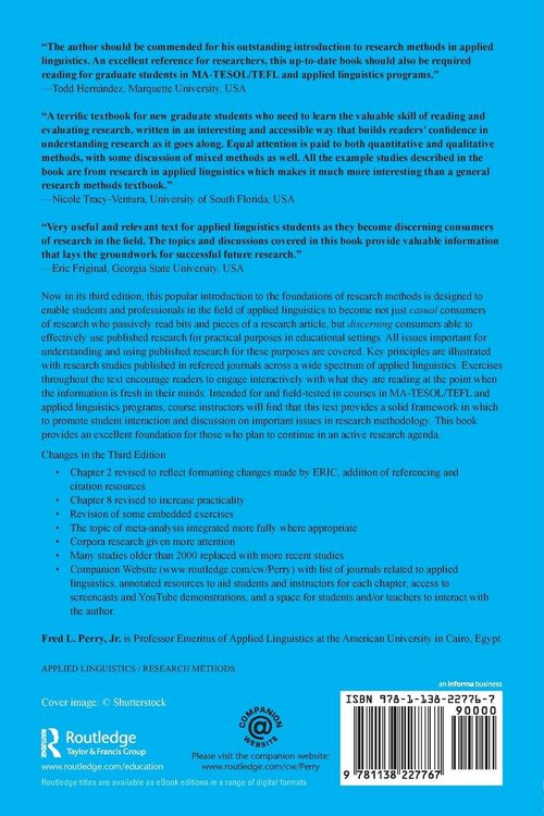 Produktbild: Research in Applied Linguistics
