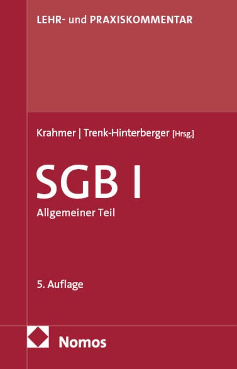 Bild vom Artikel Sozialgesetzbuch I: SGB I vom Autor Utz Krahmer