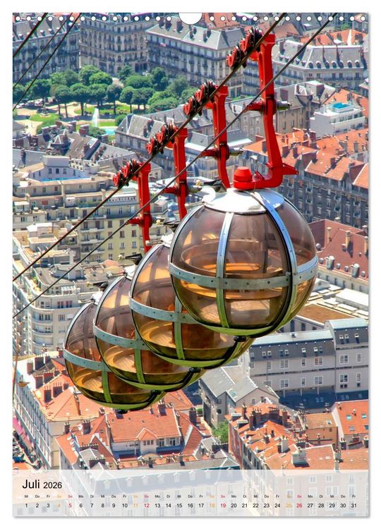 Produktbild: Nervenkitzel Seilbahn (Wandkalender 2026 DIN A3 hoch), CALVENDO Monatskalender