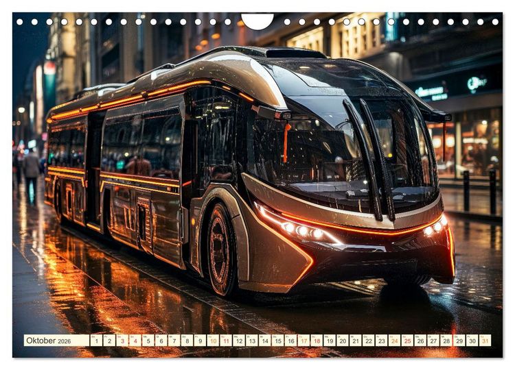 Produktbild: Busse Fantasien (Wandkalender 2026 DIN A4 quer), CALVENDO Monatskalender
