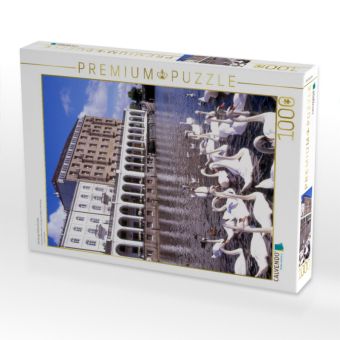 Produktbild: CALVENDO Puzzle Hamburgs Alsterschw&auml;ne | 1000 Teile Lege-Gr&ouml;&szlig;e 64x48cm Foto-Puzzle f&uuml;r gl&uuml;ckliche Stunden