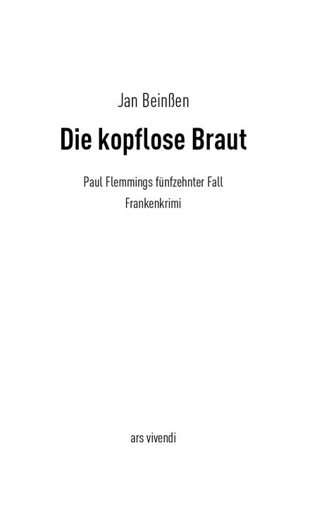 Produktbild: Die kopflose Braut