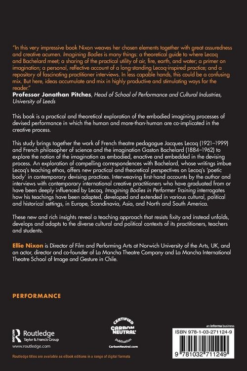 Produktbild: Imagining Bodies and Performer Training