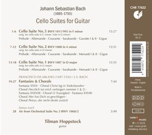 Produktbild: Johann Sebastian Bach - Cello Suites for Guitar