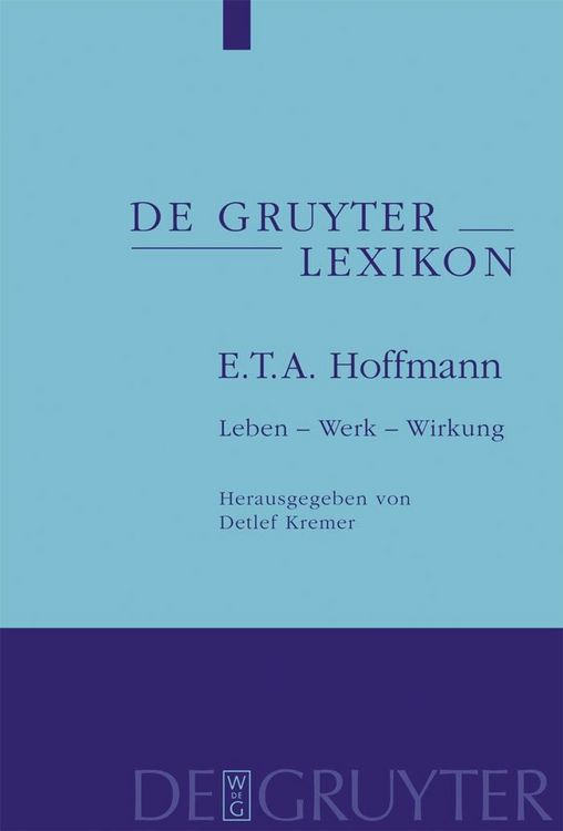 Produktbild: E. T. A. Hoffmann