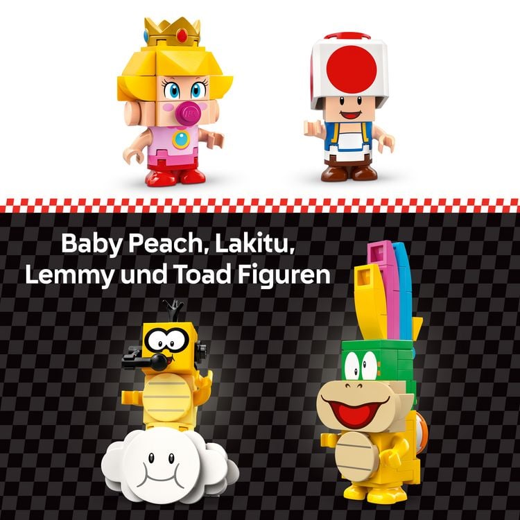 Produktbild: LEGO Super Mario: Mario Kart &ndash; Baby Peach & Grand Prix-Set, Toad 72036