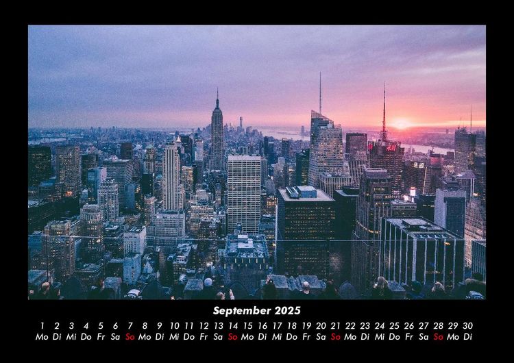 Produktbild: New York 2025 Fotokalender DIN A3
