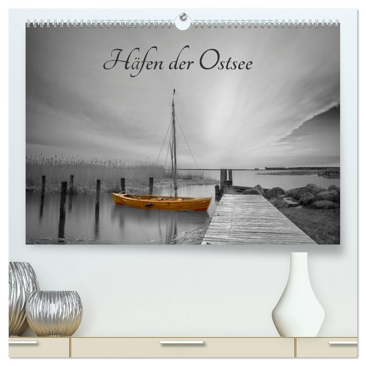 Produktbild: H&auml;fen der Ostsee (hochwertiger Premium Wandkalender 2026 DIN A2 quer), Kunstdruck in Hochglanz
