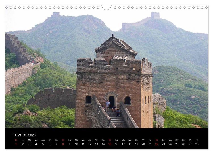 Produktbild: La Chine, Terre de merveilles (Calendrier mural 2026 DIN A3 vertical), CALVENDO calendrier mensuel