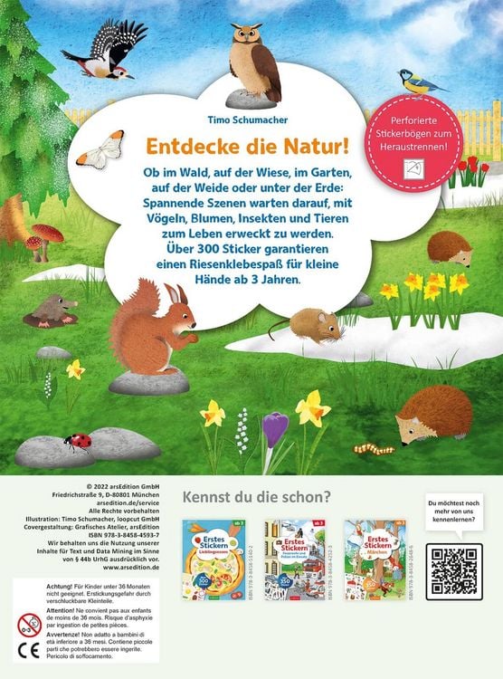 Produktbild: Erstes Stickern &ndash; Im Fr&uuml;hling