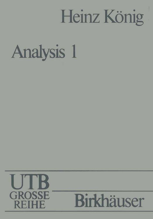 Produktbild: Analysis I
