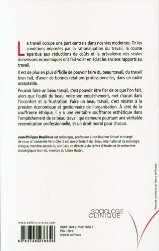 Produktbild: Pour faire un beau travail : une revendication professionnelle
