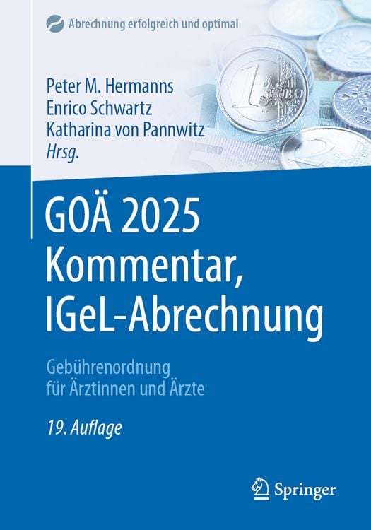 Produktbild: GO&Auml; 2025 Kommentar, IGeL-Abrechnung