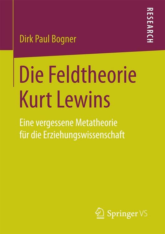 Produktbild: Die Feldtheorie Kurt Lewins