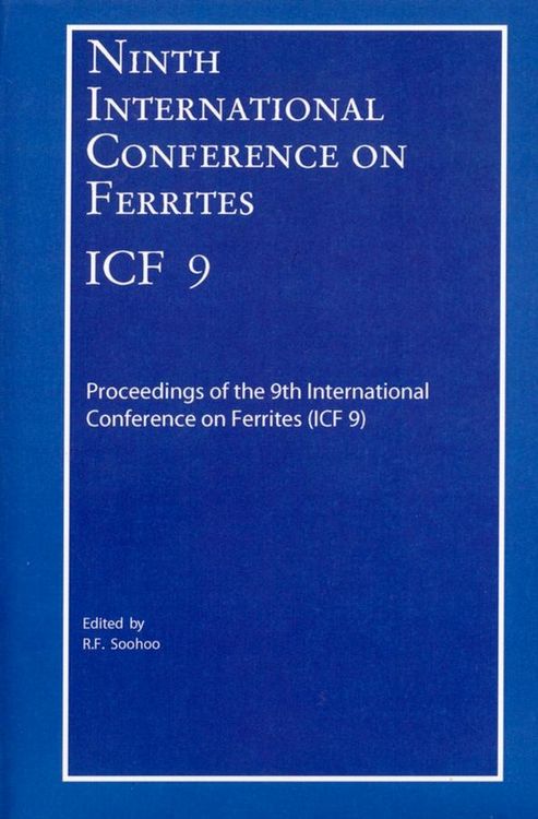 Produktbild: Ninth International Conference on Ferrites (Icf-9)