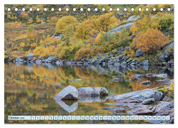 Produktbild: Norwegens Lofoten (Tischkalender 2026 DIN A5 quer), CALVENDO Monatskalender