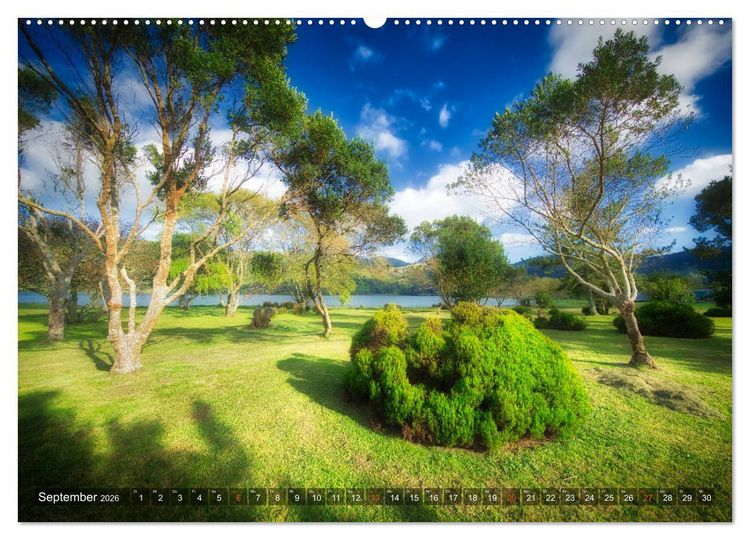 Produktbild: A Z O R E N (hochwertiger Premium Wandkalender 2026 DIN A2 quer), Kunstdruck in Hochglanz