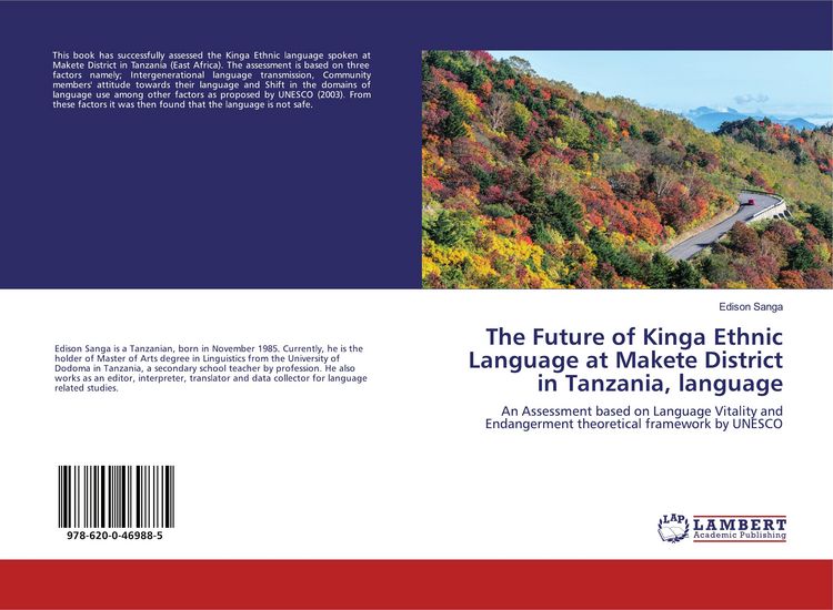 Produktbild: The Future of Kinga Ethnic Language at Makete District in Tanzania, language