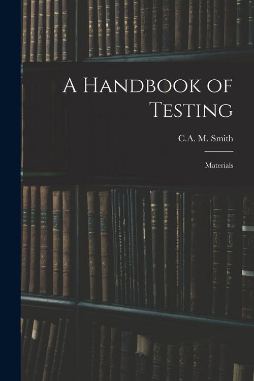 Produktbild: A Handbook of Testing