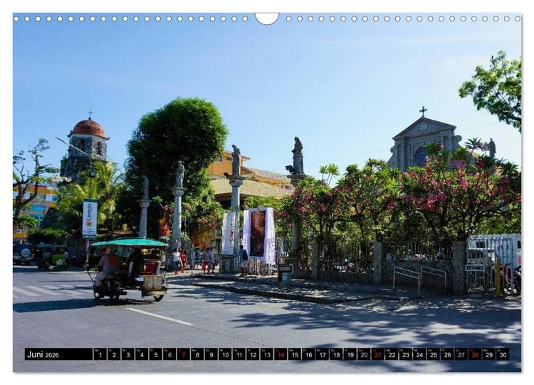 Produktbild: Kontrastreiche Philippinen (Wandkalender 2026 DIN A3 quer), CALVENDO Monatskalender