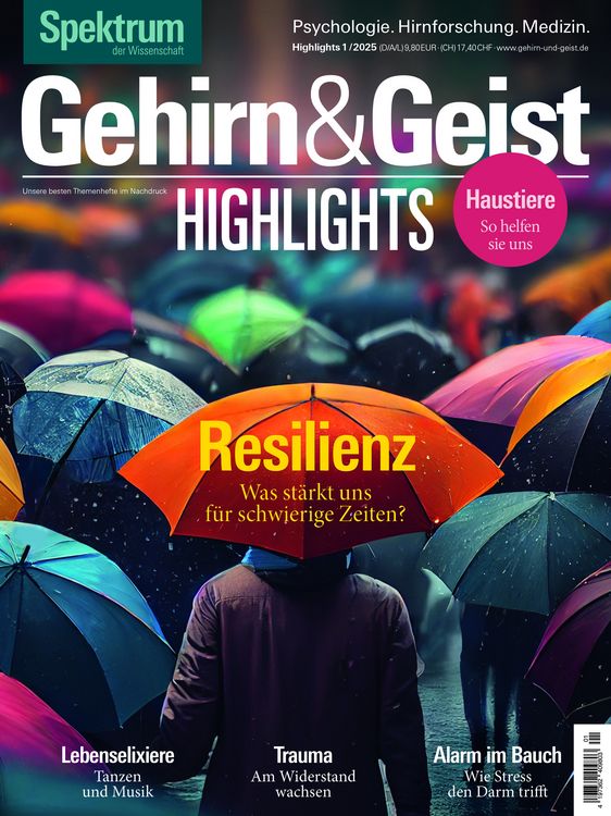 Produktbild: Gehirn&Geist Highlights 1/2025 - Resilienz