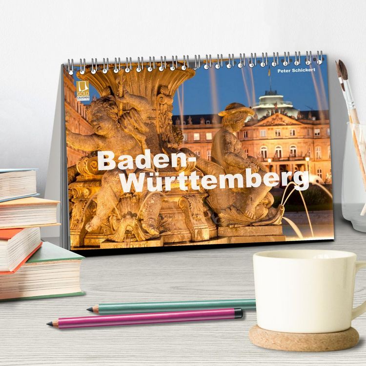Produktbild: Baden-W&uuml;rttemberg (Tischkalender 2026 DIN A5 quer), CALVENDO Monatskalender