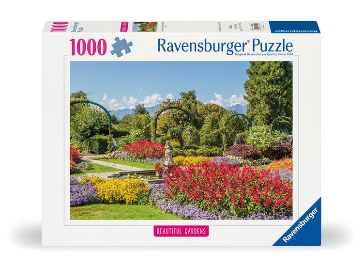 Produktbild: Erwachsenenpuzzle 1000 Teile - Park der Villa Pallavicino, Stresa, Italien