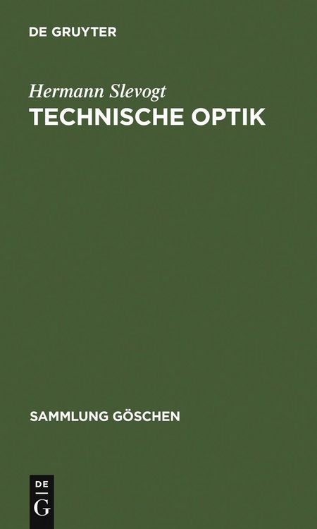 Produktbild: Technische Optik