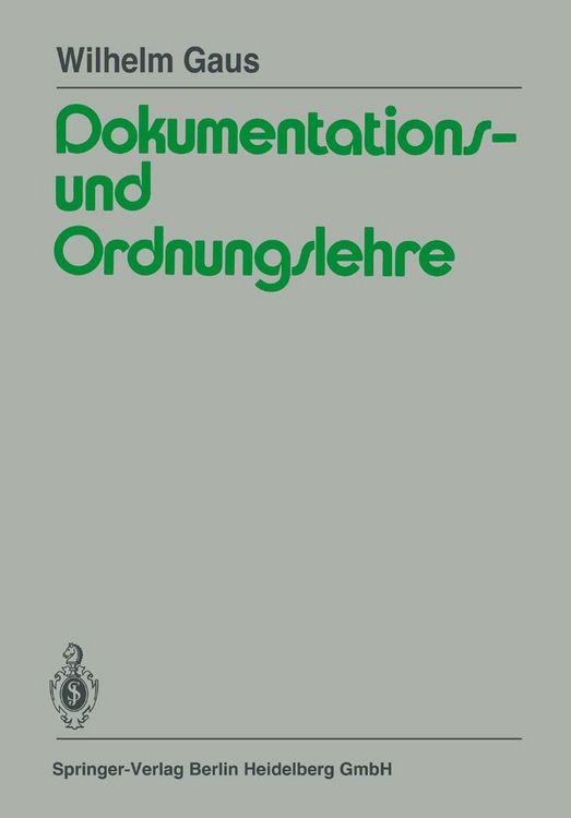 Produktbild: Dokumentations- und Ordnungslehre