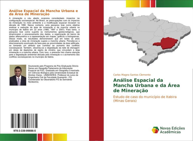 Produktbild: An&aacute;lise Espacial da Mancha Urbana e da &Aacute;rea de Minera&ccedil;&atilde;o