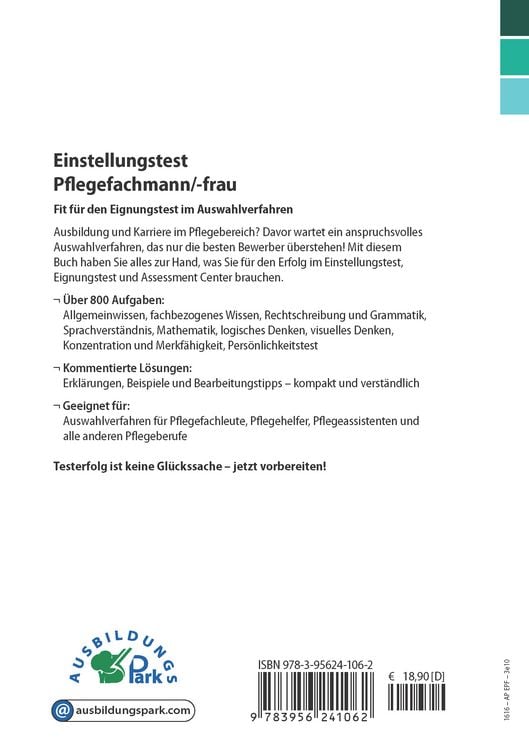 Produktbild: Einstellungstest Pflegefachmann / Pflegefachfrau