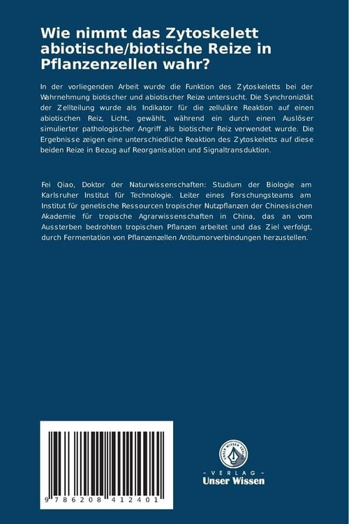 Produktbild: Wie nimmt das Zytoskelett abiotische/biotische Reize in Pflanzenzellen wahr?