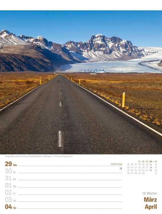 Produktbild: Island Wochenplaner Kalender 2027 | Die Insel aus Feuer und Eis