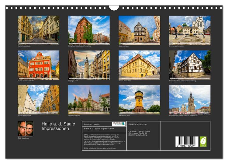 Produktbild: Halle a. d. Saale Impressionen (Wandkalender 2026 DIN A3 quer), CALVENDO Monatskalender