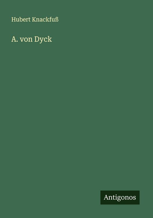 Produktbild: A. von Dyck