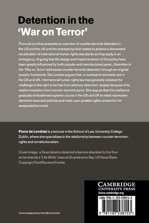 Produktbild: Detention in the 'War on Terror'