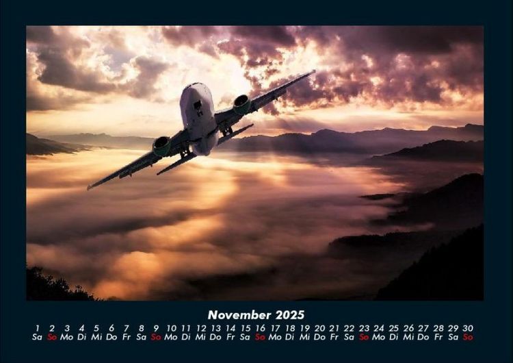 Produktbild: Flugzeuge 2025 Fotokalender DIN A4